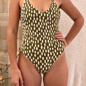Mara Hoffman Emma Jacquard One Piece Swimsuit